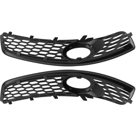 Front Bumper Fog Light Grille Cover for Audi A3 8P 2009-13 8P0807681D 8P0807682D