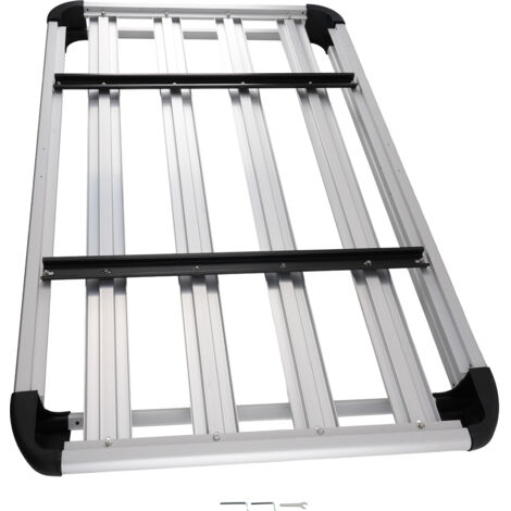 1.6 Metre Aluminum Roof Rack Basket Universal Carrier 160x100cm 120kg Max