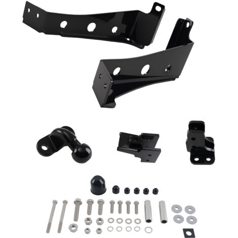 Black Rear Hitch Mount Towbar for Land Rover Discovery 3 4 2005-2017 Steel