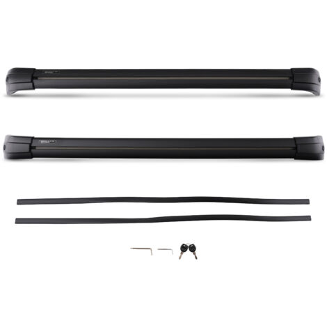 Black Aluminium Roof Cross Bars Rail Rack Pair For Range Rover Sport L494 13-23