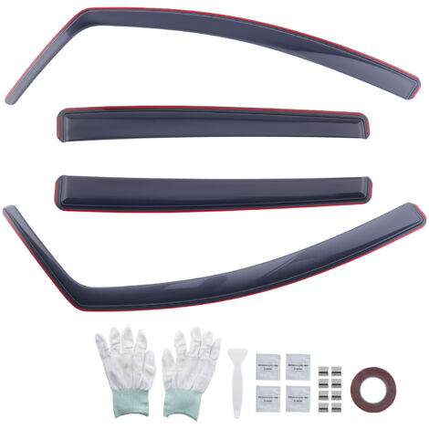 Rain Shield Deflectors for Toyota Prius MK4 2016-2021 Side Windows Acrylic (1/5)
