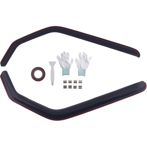 Acrylic Front Wind Deflectors for Suzuki Jimny 1998-2018 3-Door Rain Guard (1/5)