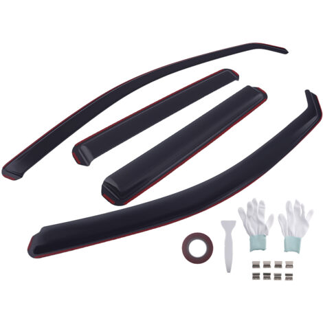 Wind Deflectors for Volvo XC40 2017-2025 4pcs Window Guards Tinted In-Channel (1/5)