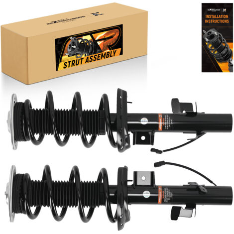 Pair Front Shock Absorber Struts w/ Magnetic For Range Rover Evoque L538 11-18