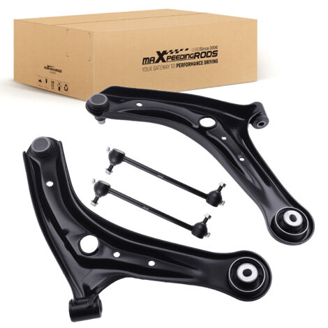 4x Front Lower Suspension Control Wishbone Arm + Links For Ford Fiesta Mk7 Lh Rh (1/5)