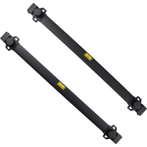 Aluminium Roof Racks Cross Bars For Jeep Renegade 2014-2024 2025 2Pcs Black