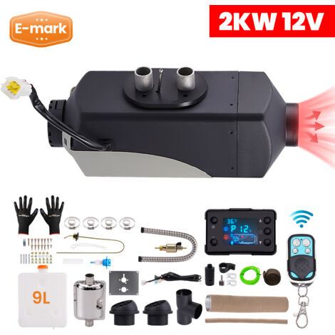 Diesel Air Heater 12V 2KW Tank Vent Duct Thermostat For Caravan Motorhome Truck