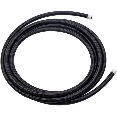 AN8 8AN 16Feet Steel Nylon Braided Oil Fuel Line Hose End Kit rebuilding parts (1/5)