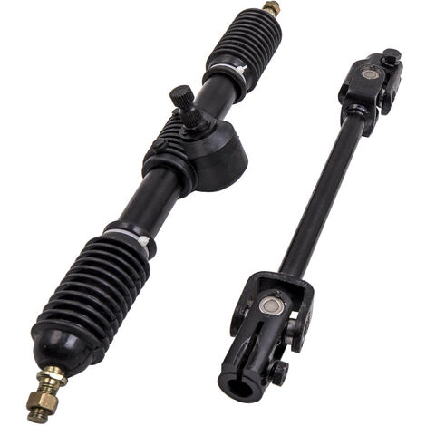 Steering Wheel Part Assembly For 110CC Go Kart Tie Rod Rack Adj. Shaft Kit