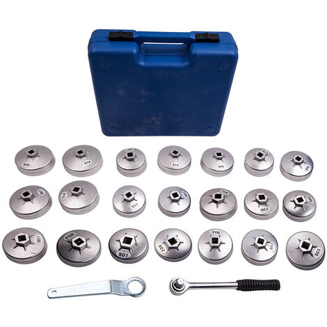 US PRO 15-Piece Oil Filter Wrench Removal Kit – Cup Type From 65mm To 100mm (Model 3252)