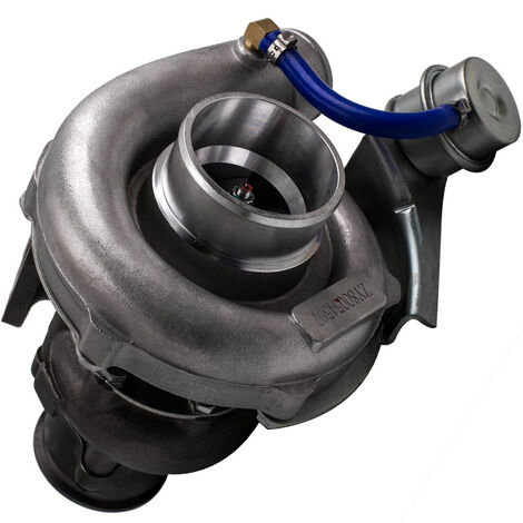 T3 T4 T04E upgraded Universal Turbo v-band Flange A/R.63 Oil Cooling with clamp