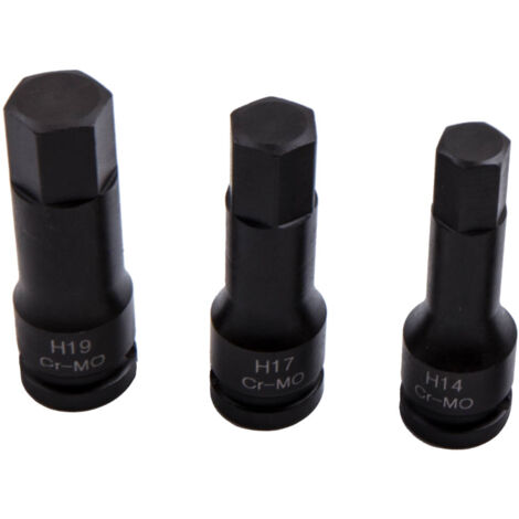 1/4" Drive Impact Hex Bit Socket Set (2mm-8mm) H2 H2.5 H3 H4 H5 H6 H8