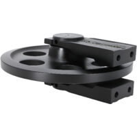 Black Front Idler Wheel for Kubota K008-3 U10-3 Excavator RA02521302 Steel