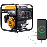 3500W Petrol Generator Inverter Portable Pure Sine Wave 3.2 kVA 4-Stroke for Home Backup, RV Travel, Camping, Jobsites maXpeedingrods
