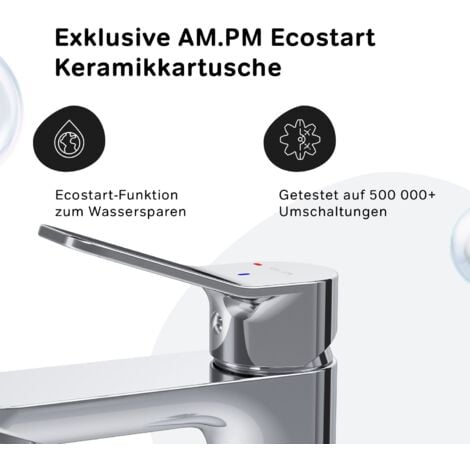 VidaXL Waschtischarmatur Gold - Mischbatterie Für Bad & Gäste-WC