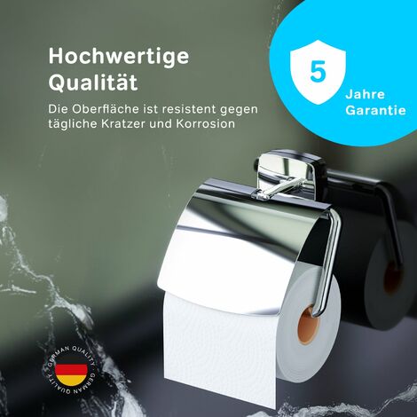 Toilettenpapierhalter Aus Edelstahl 304 – Moderner WC-Halter Mit Versteckter Montage