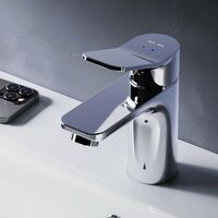 AM.PM Wasserhahn Bad Chrom Waschtischarmatur Bad Armatur Mischbatterie Waschbeckenarmatur Einhebelmischer Badezimmer