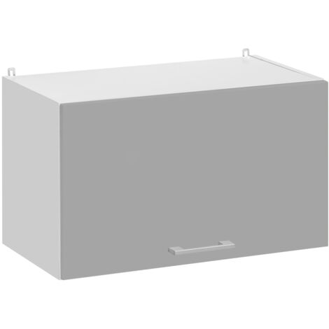 Mueble alto de cocina Eco Gris Brillo 1 puerta abatible L 60 cm