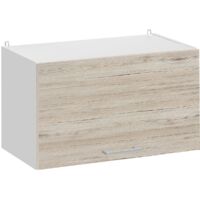 Mueble alto de cocina Eco Nogal Blanqueado 1 puerta abatible L 60 cm