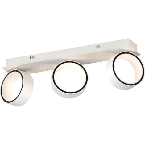 EGLO Deckenlampe Tilston 3-flammig Dunkelgrün - Schwenkbare Spots E14