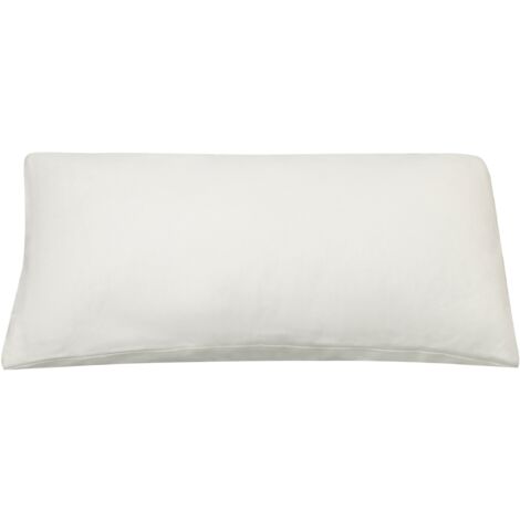 EGLO LIVING Kissen Iles, Couch Zierkissen Basic, Dekokissen aus Baumwolle und Polyester in Weiß, Kissenbezug mit Inlett, Sofakissen 50x30 cm (1/5)