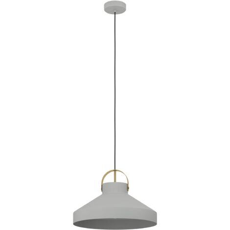 EGLO Hängeleuchte Easington – Pendelleuchte Für Esstisch, Stahl Nickel, E27, Höhe 110 Cm, Ohne Leuchtmittel
