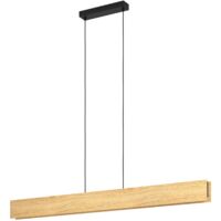 EGLO connect.z Smart-Home LED Pendelleuchte Anchorena-Z, Holz Hängelampe, ZigBee, App und Sprachsteuerung Alexa, warmweiß-kaltweiß, RGB, FSC100HB, dimmbar