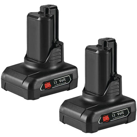 2X Bosch Battery 12V Max 10.8V 4.0Ah GSC GSA GRO GOS GOP GLI GKS GDR GAS 10.8 V-Li Series GSR GSC GSA GOS GOP GLI GDR 12V-Li Series 1 600 Z00 02Y, 1600Z0002Y BAT411 GBA BAT (1/5)