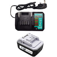 (2 Pack) Battery & Charger for Makita BL1813G 18V 4.0Ah BL1815G BL1820G BL1840G HP457D DF457D DK18041 DK18015 Charger DC18WA (14.4V &18V )