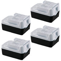 4X 14.4V 4.0Ah Battery for Makita Lithium-Ion Tool HP347DWE, DF347D, HP347D, JV143D, TD126D, UH480D, UM165D, UR140D Compatible with Makita Battery BL1413G (196375-4) BL1415G BL1411G