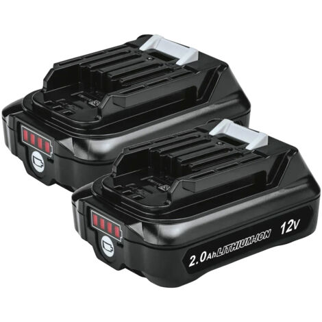 2X BL1021B Akku 12 V 2,0 Ah CXT Li-Ion, Ersatz für Makita 12V 10,8V Akku BL1021B BL1016 BL1041B 197339-1 197406-2 BL1040 BL1040B BL1015B BL1040 CG100D JR103DZ DF333DZ TD110D