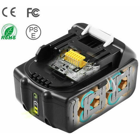 BL1850B Ersatzakku für Makita Akku 18V 5,0Ah BL1860B Li-ion BL1860 BL1850 BL1840B BL1845 BL1835 BL1820 194205-3 LXT Akku mit LED für Makita DMR115 DMR112 DMR110
