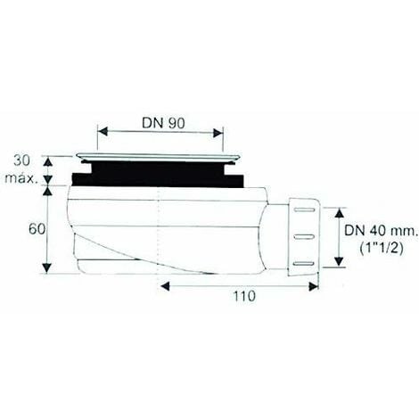 PIATTO DOCCIA IN RESINA EXTRA PIATTA outletaseo®  TUTTE LE MISURE DISPONIBILI- ANTISCIVOLO TEXT URA LAVAGNA  【120x70, BIANCO RAL-9003】-  Include valvola di scarico + Griglia