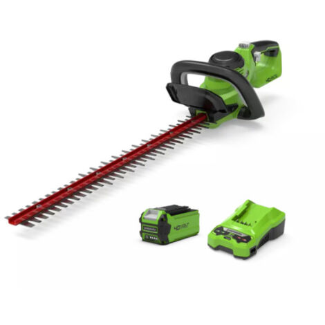 GREENWORKS Heckenschere 61cm 40V - 2.0 Ah Akku - Ladegerät - G40HT61