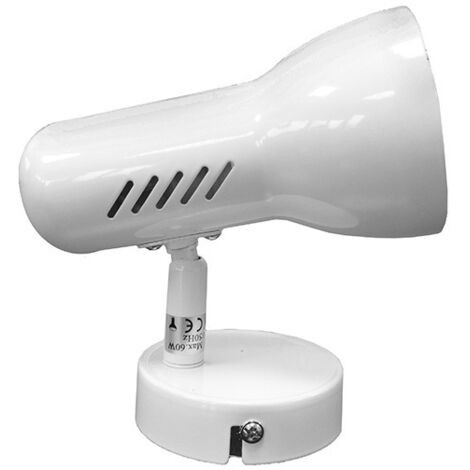 Scheinwerfer mit Wandleuchte Modell Galaxy EDM - 60W - E27 - Weiß - Glühbirne nicht im Lieferumfang enthalten (1/2)