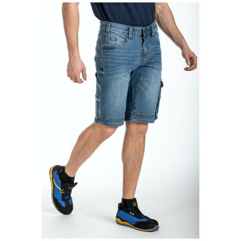 FHB Zunft-Shorts VOLKMAR Jeans Lycra-Stretch 22 schwarzblau blau Hose kurz 22635 