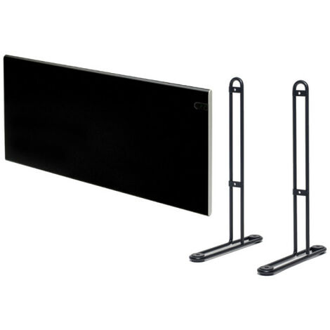 Pack ADAX Elektrischer Heizkörper Schwarz - 1000 W - 762x370x90mm - Neo Basic NP10 KDT - Füße für Heizkörper P Schw (1/5)