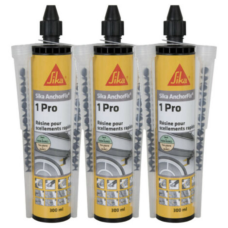 Sika - Verankeringslijm - Sika Anchorfix 1 lichtgrijs - Verankeren van zware voorwerpen - Beton, metselwerk en steen - ETA-goedgekeurd - 300 ml Sika - Verankeringslijm - Sika Anchorfix 1 lichtgrijs - Verankeren van zware voorwerpen - Beton, metselwerk en steen - ETA-goedgekeurd - 300 ml