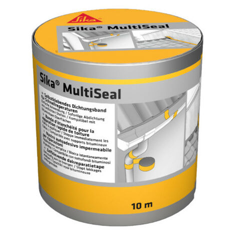 Sika SikaMultiSeal bituminöse Abdichtung Klebeband - Alu - 150mm x 10m