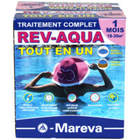 Rev-Aqua Kit MAREVA Komplettbehandlung für Schwimmbecken von 18 bis 30 m3 - 1 Monat - 1400011