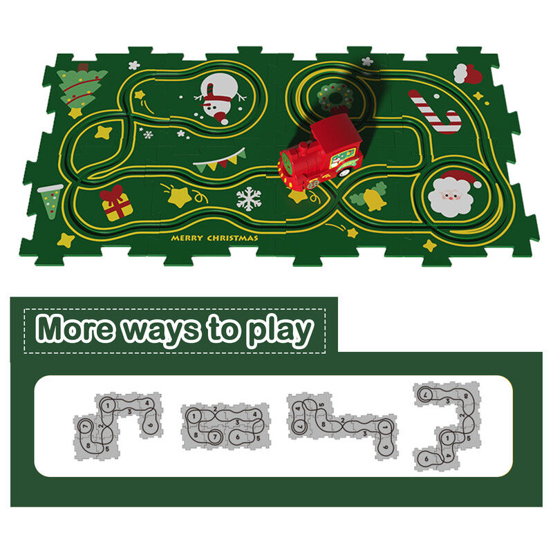 Puzzles jouets ensemble de jeu de piste de voiture de course pour les âges