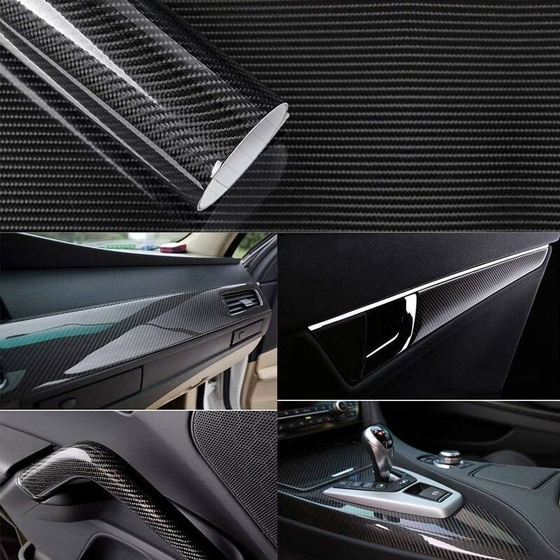Jondinver Ruban adhésif 3D en fibre de carbone imperméable pour voitures,  3/5/7/10 m, bandes de modification intérieure de motos, ordinateurs,  voitures Jondinver (10 cm x 3 m) : : Auto