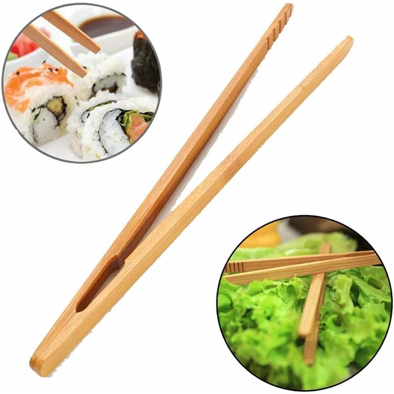 Baguettes de sushi réutilisables en bois de bambou - Boutique de la Cuisine