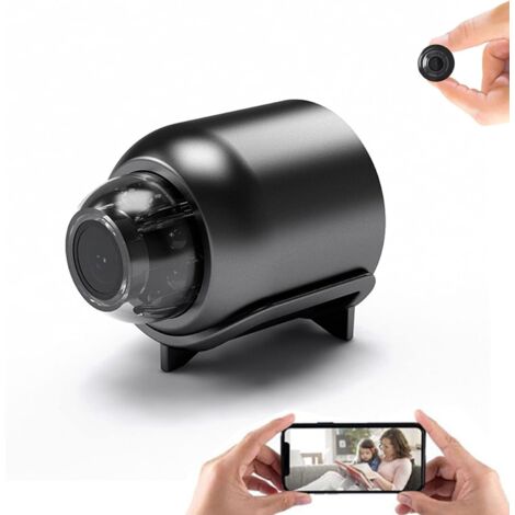 Mini caméra WiFi sans fil 1080p - Petite caméra portable HD avec