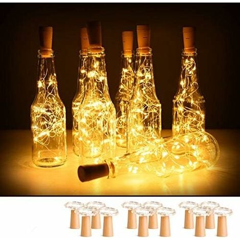 Guirlande lumineuse pour bouchon de bouteille avec 5 LED