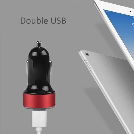 Accessoire téléphonie pour voiture GENERIQUE Double Adaptateur Prise Allume  Cigare USB pour GIONEE S8 Smartphone 2 Ports Voiture Chargeur Universel  Couleurs (BLEU)