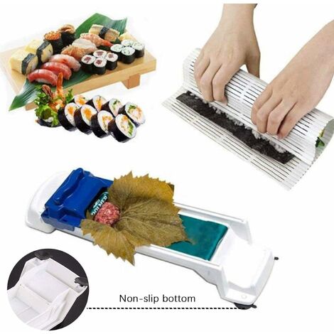 Rouleau de feuille de vigne Rouleau de légumes Faire des sushis Outils  Onigiri Machine de Feuille de Vigne végétale de Moule pour les débutants et  les enfants Feuilles de chou de raisin