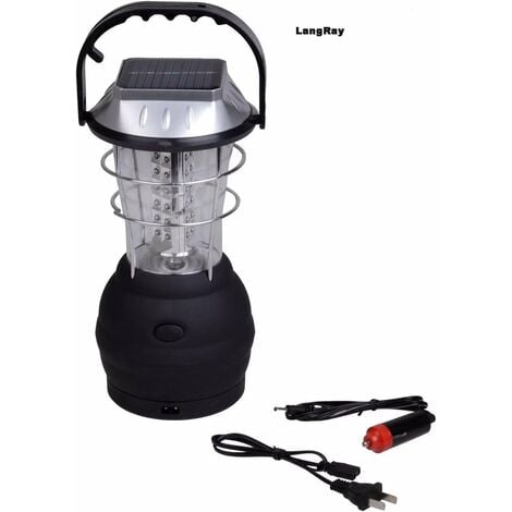 Lanterne solaire camping Dynamo 36 led - lampe solaire nomade