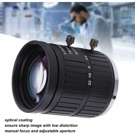 Caméra de surveillance interieur / exterieur，Objectif de caméra réseau HD  10 MP 75 mm Longueur de