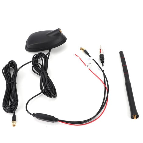 Antenne DAB + GPS + FM pour voiture, support supérieur amplifié actif,  étanche à la poussière